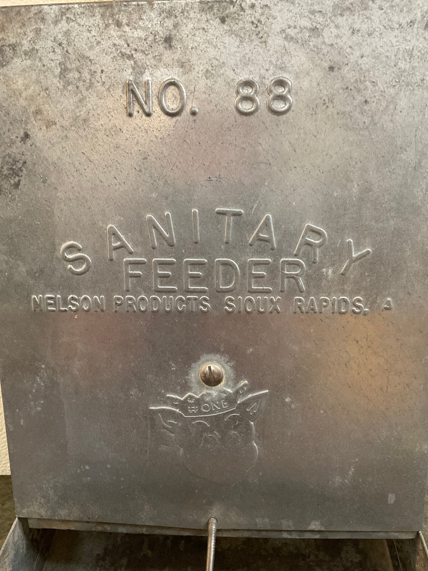 Vtg #88 Galvanized Feeder by Nelson