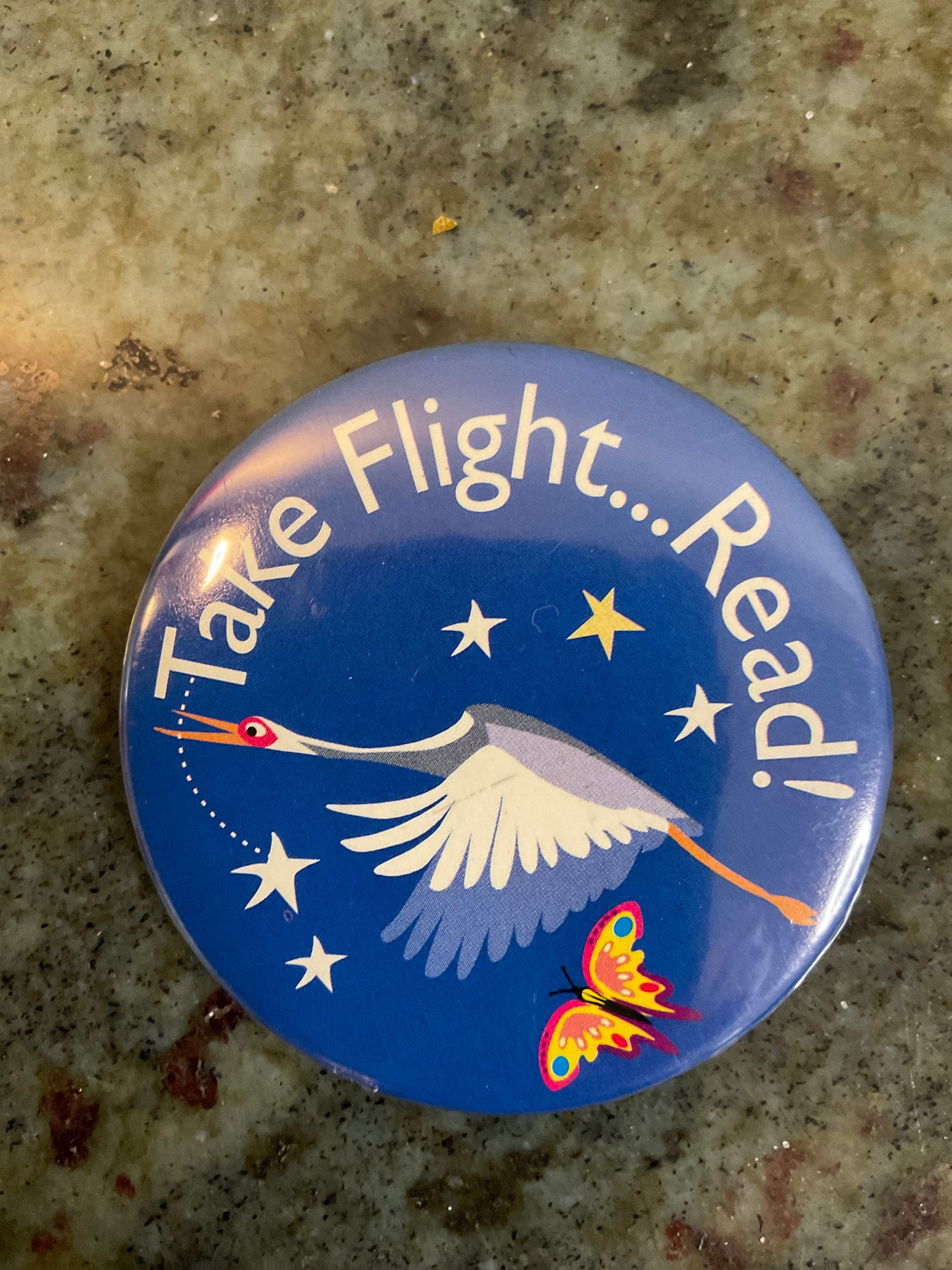 “Take Flight ….. Read”. Button