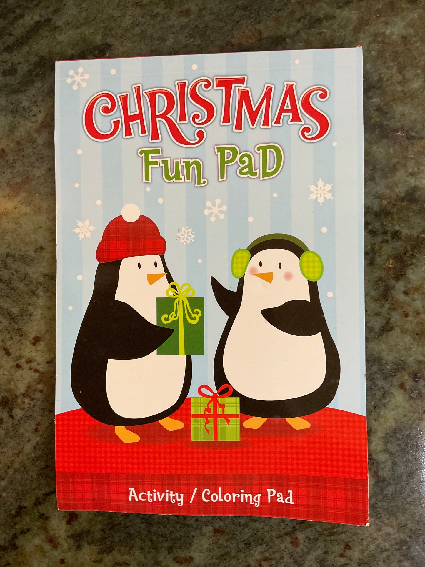 Christmas Fun Pad Activity/Coloring Pad