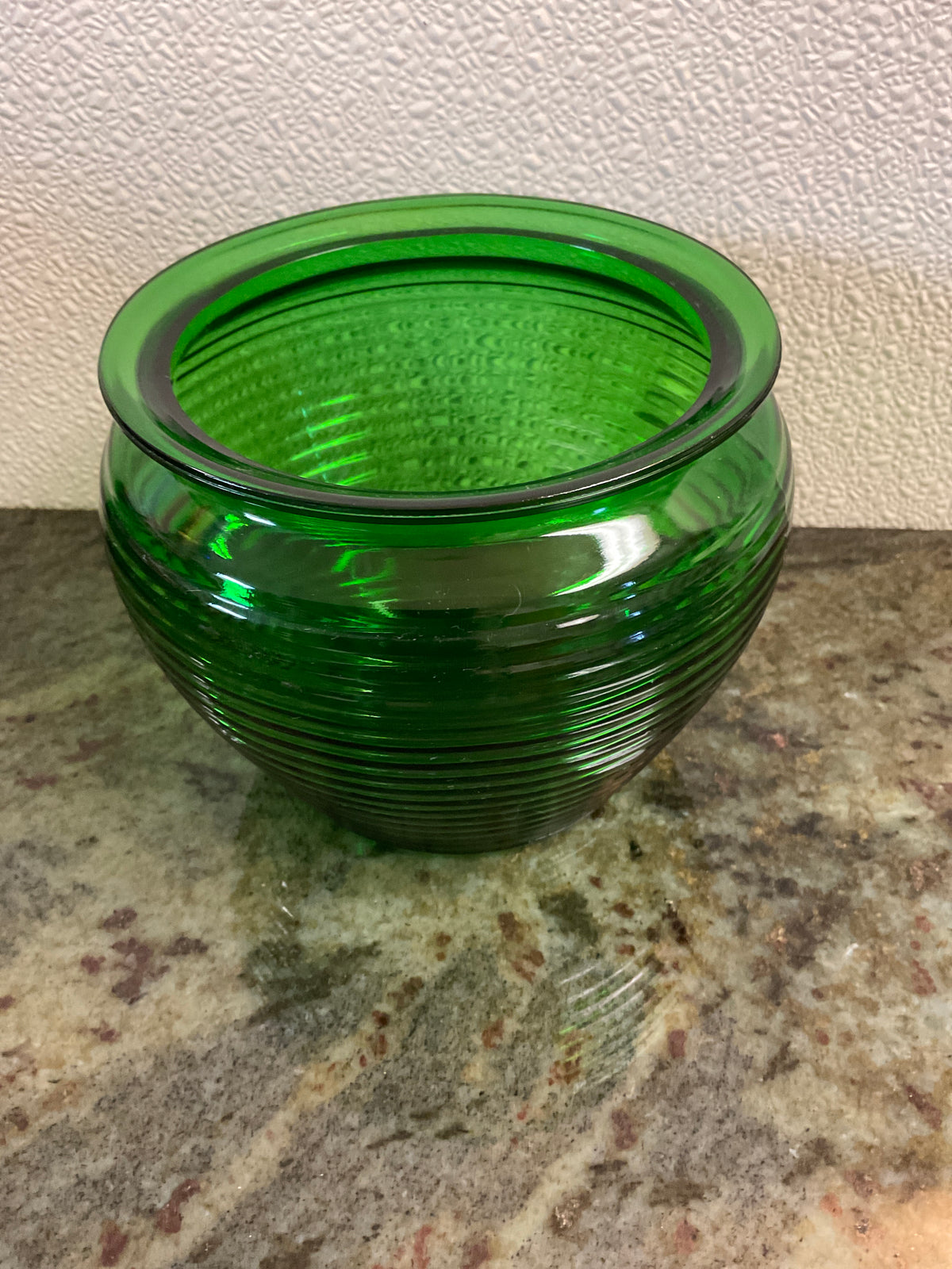 Vintage Green Beehive Vase