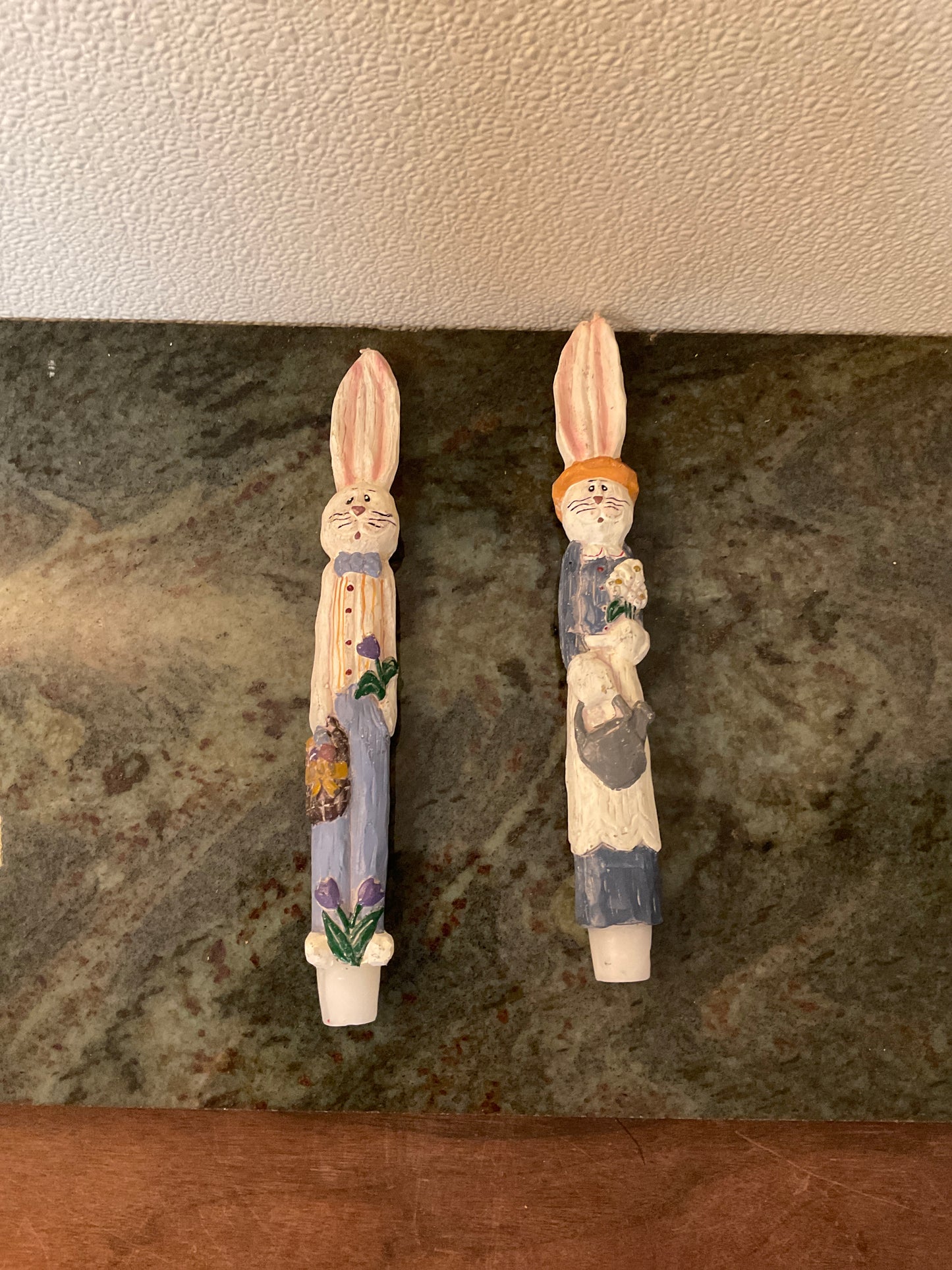 10” Candle Bunnies Set