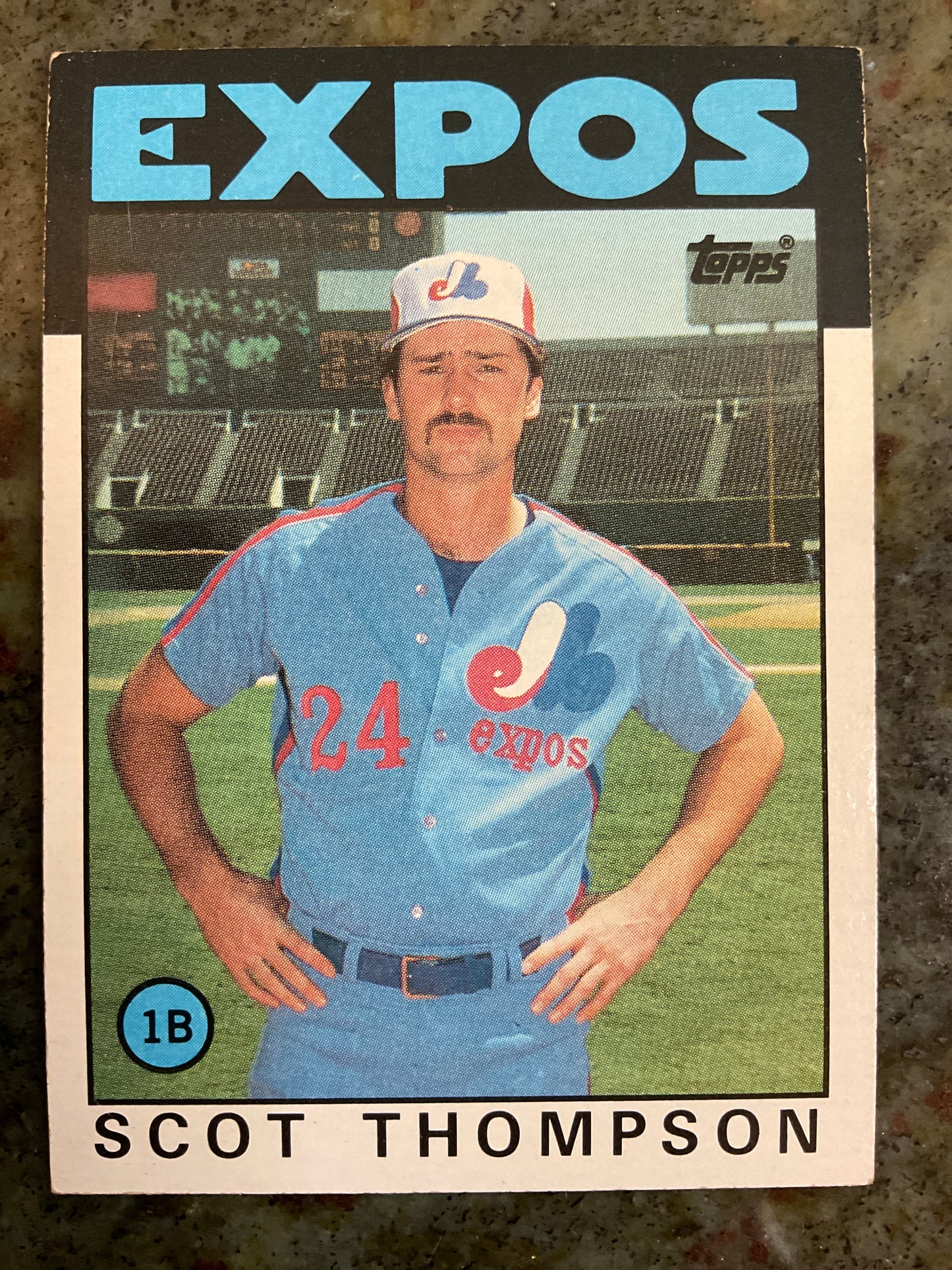 Scot Thompson 1986 Topps Baseball Card