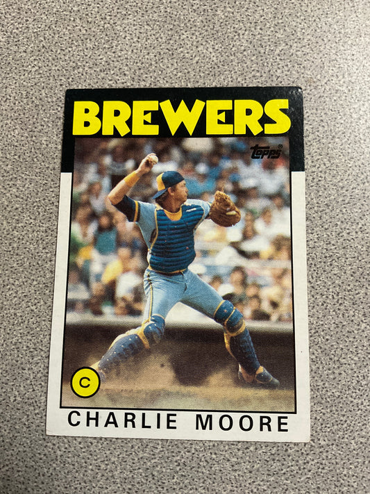 Baseball Card-Charlie Moore