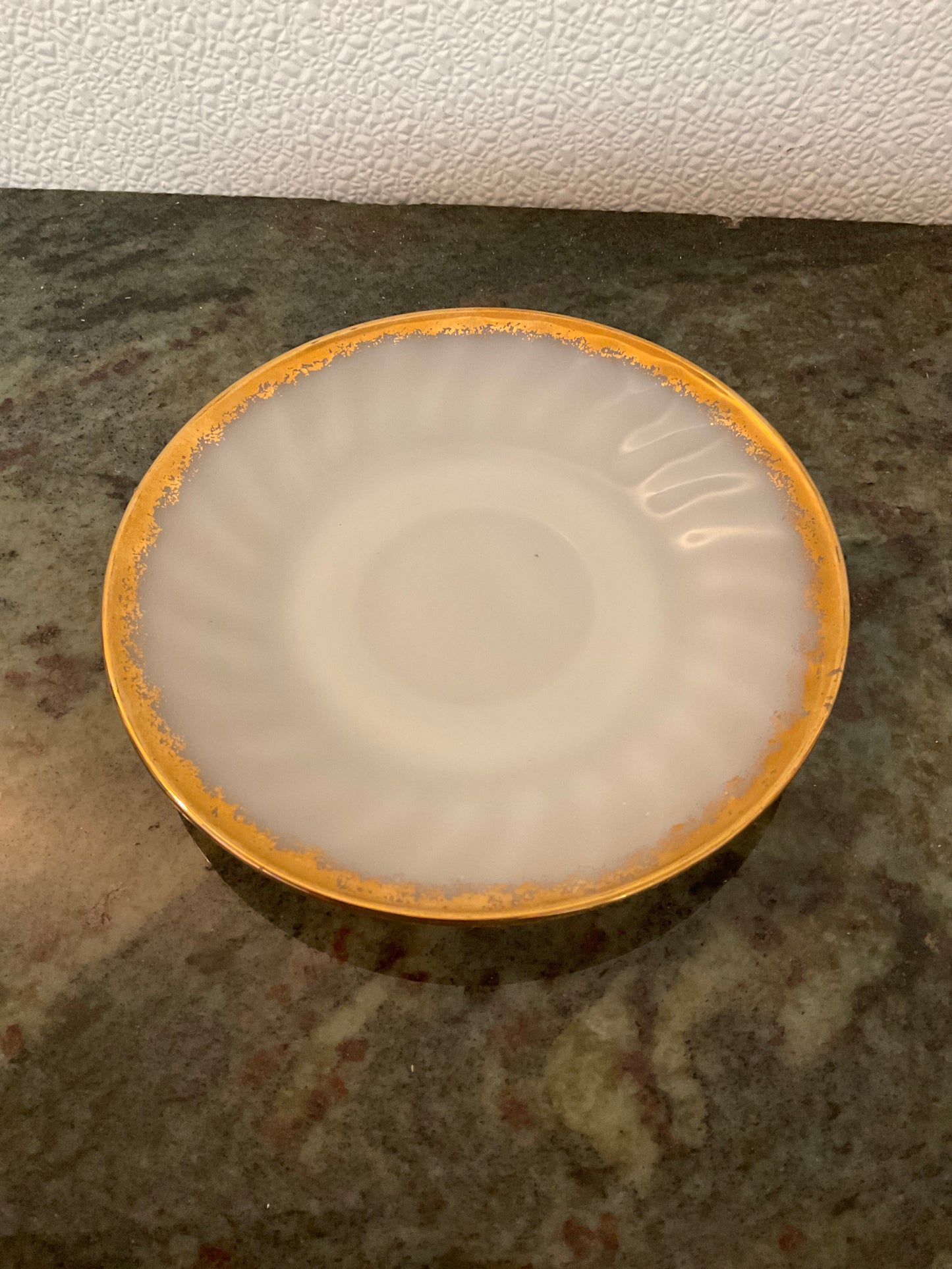 Anchor Hocking Fire King Milk Glass Saucer