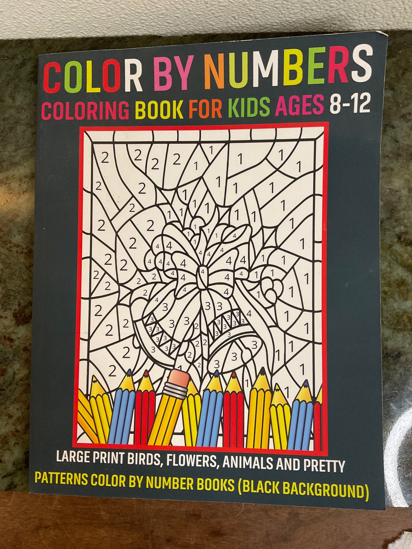 Color By Numbers Coloring Book For Kids Ages 8-12