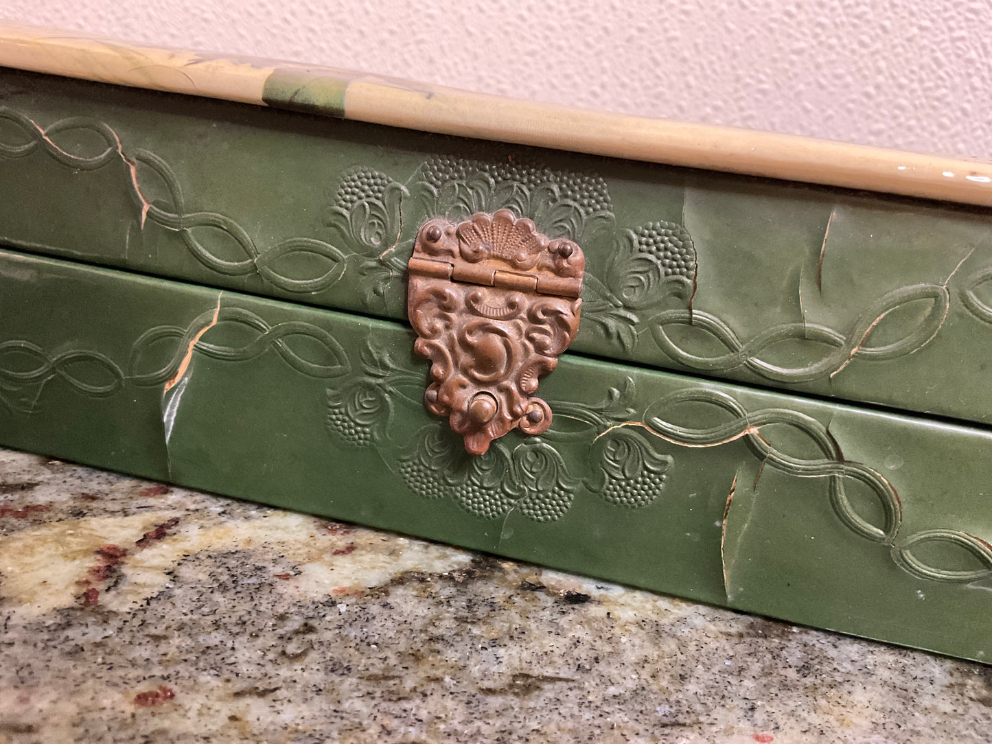 Antique Victorian Glove Box