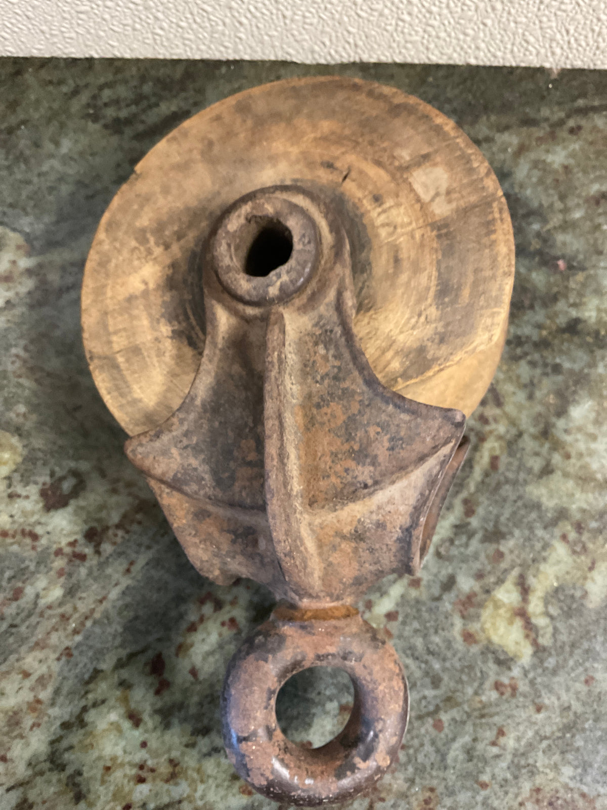 Cast Iron Wood Barn Pulley