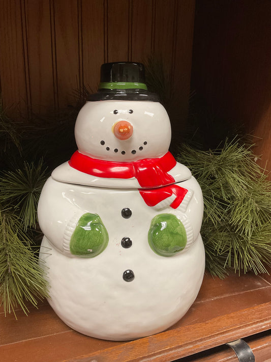 Snowman Cookie Jar