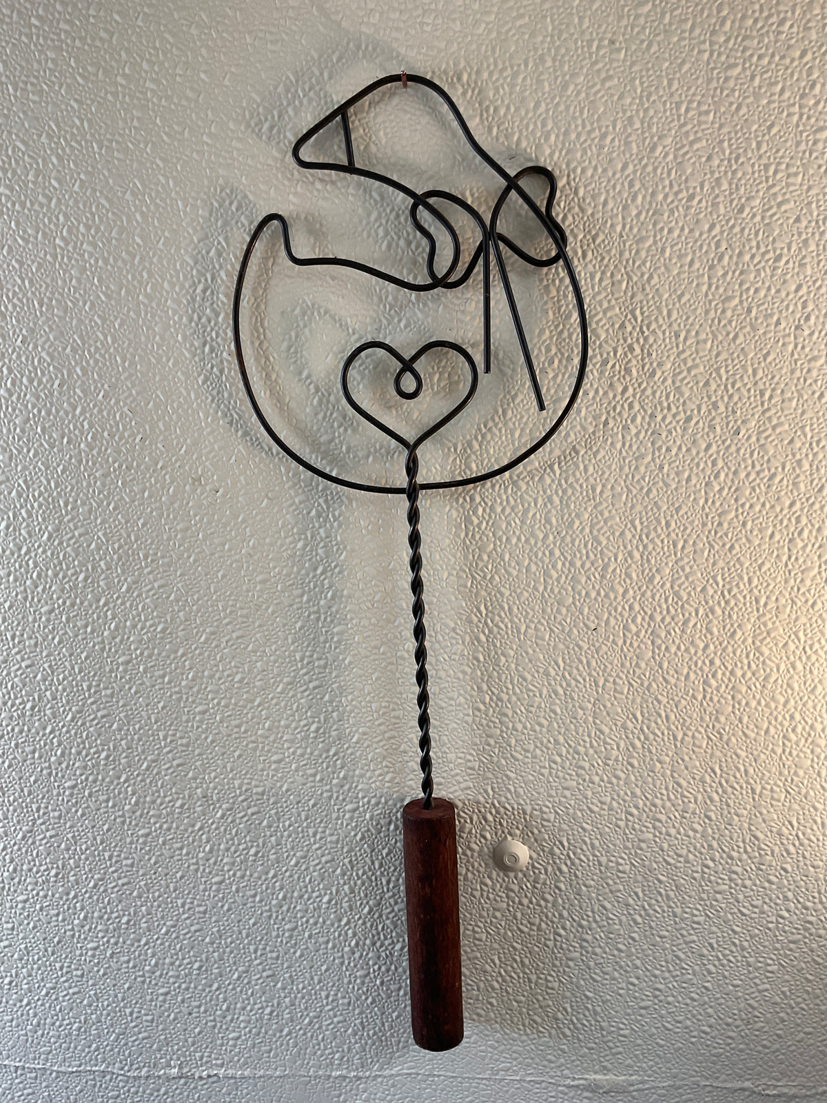Vintage Goose Shaped Rug Beater