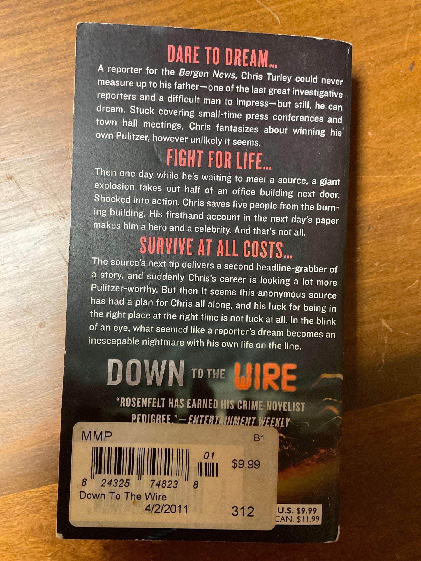 Book Down To The Wire 2011