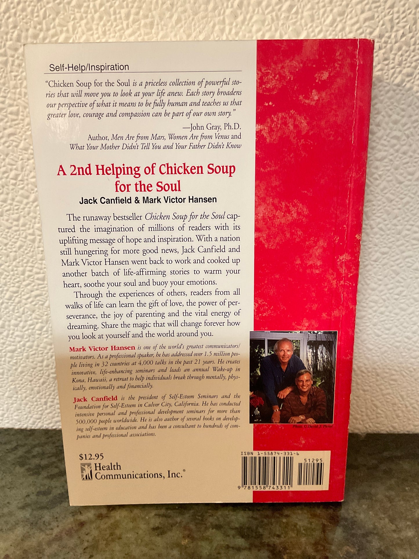 Book ‘Chicken Soup for the Soul’ 2nd helping. 1993