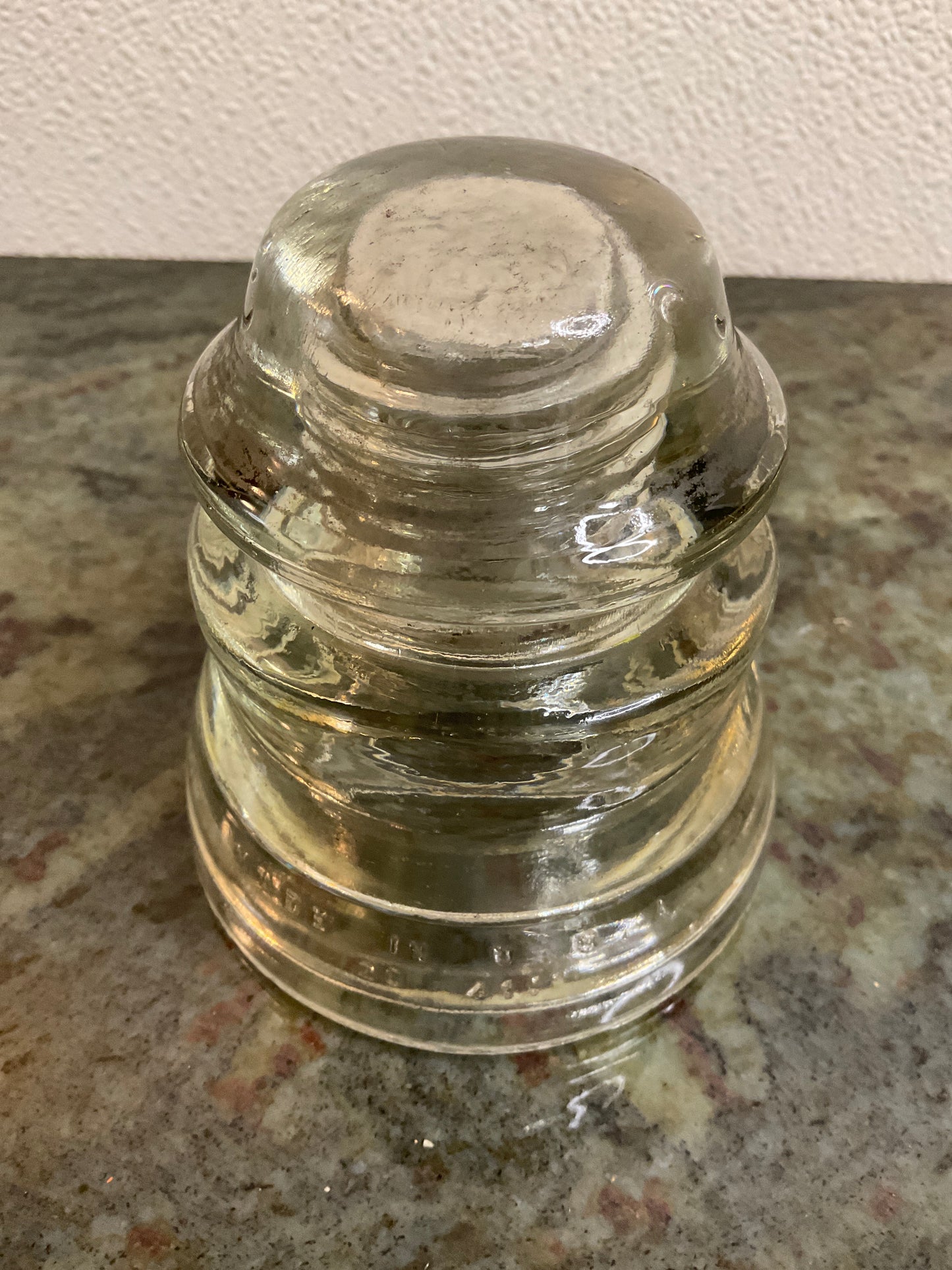 Vtg 1940 Hemingway 45 Glass Insulator