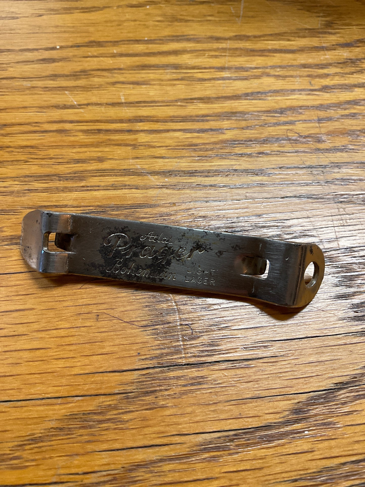 Vintage Atlas Prager Bohemian Light Lager Can/ Bottle Opener