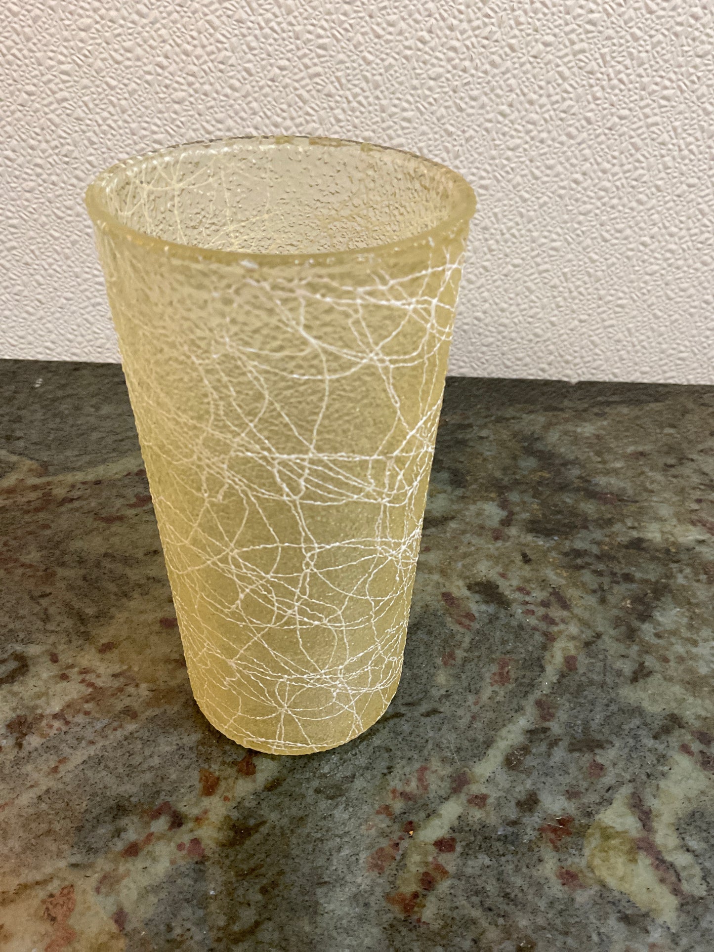 Vintage Spaghetti Rubber Glass