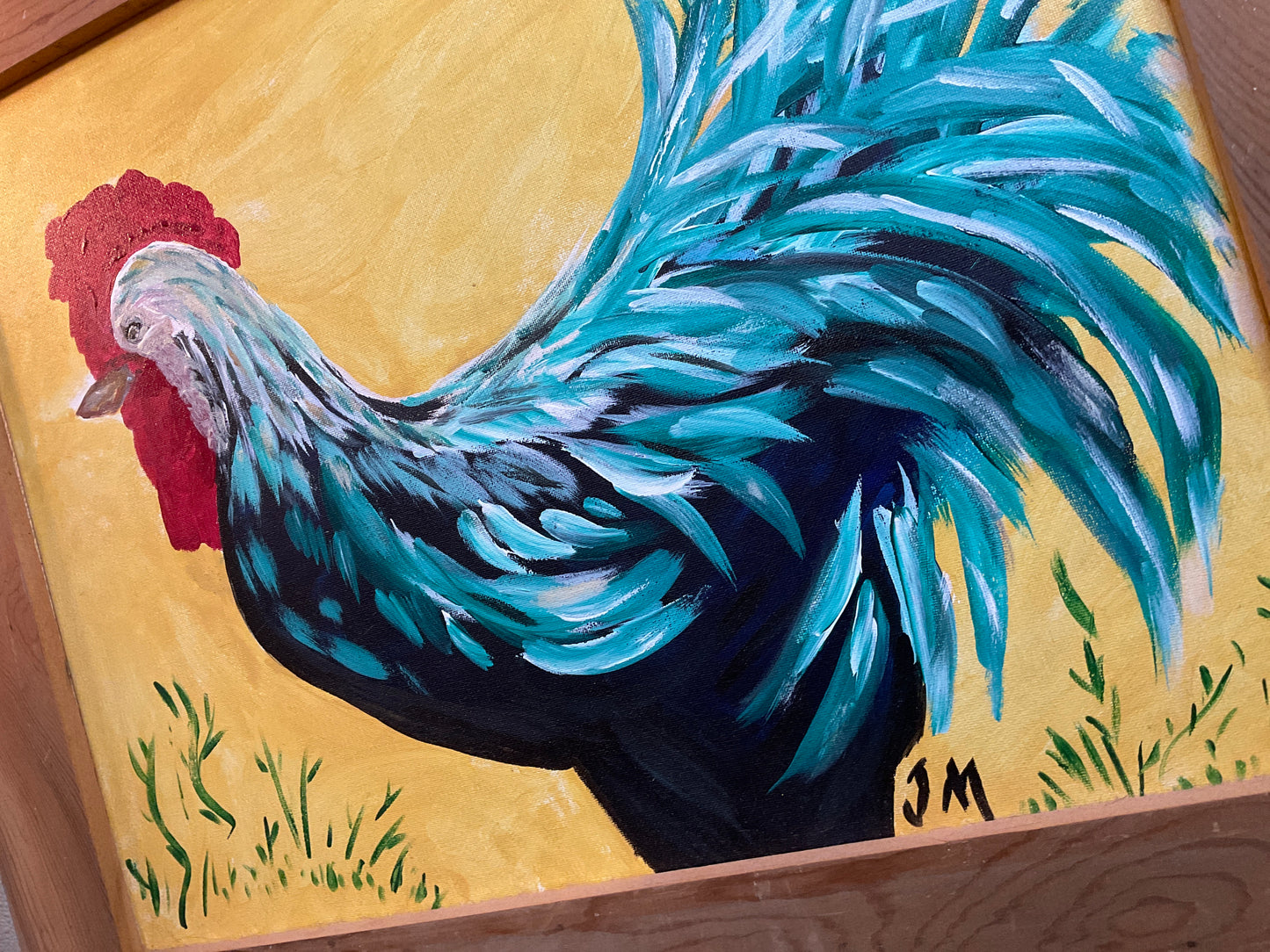 Frenchy on canvas