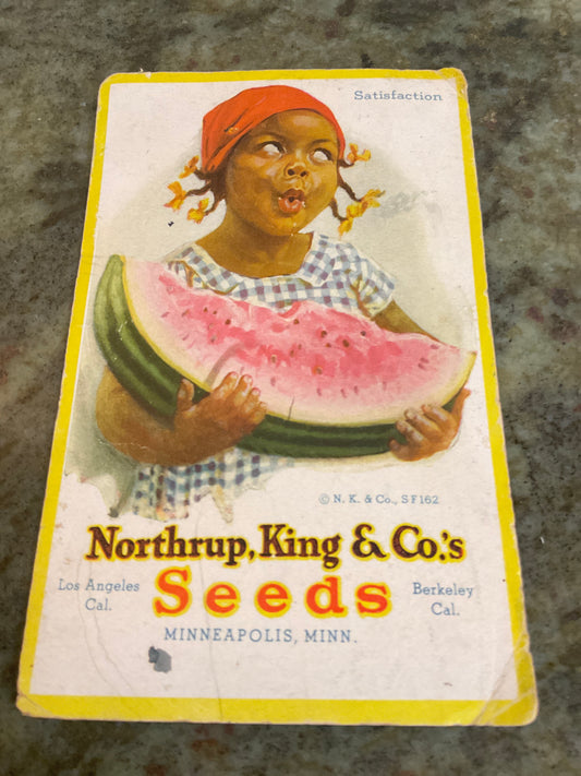 Vintage Advertising Seed Sign