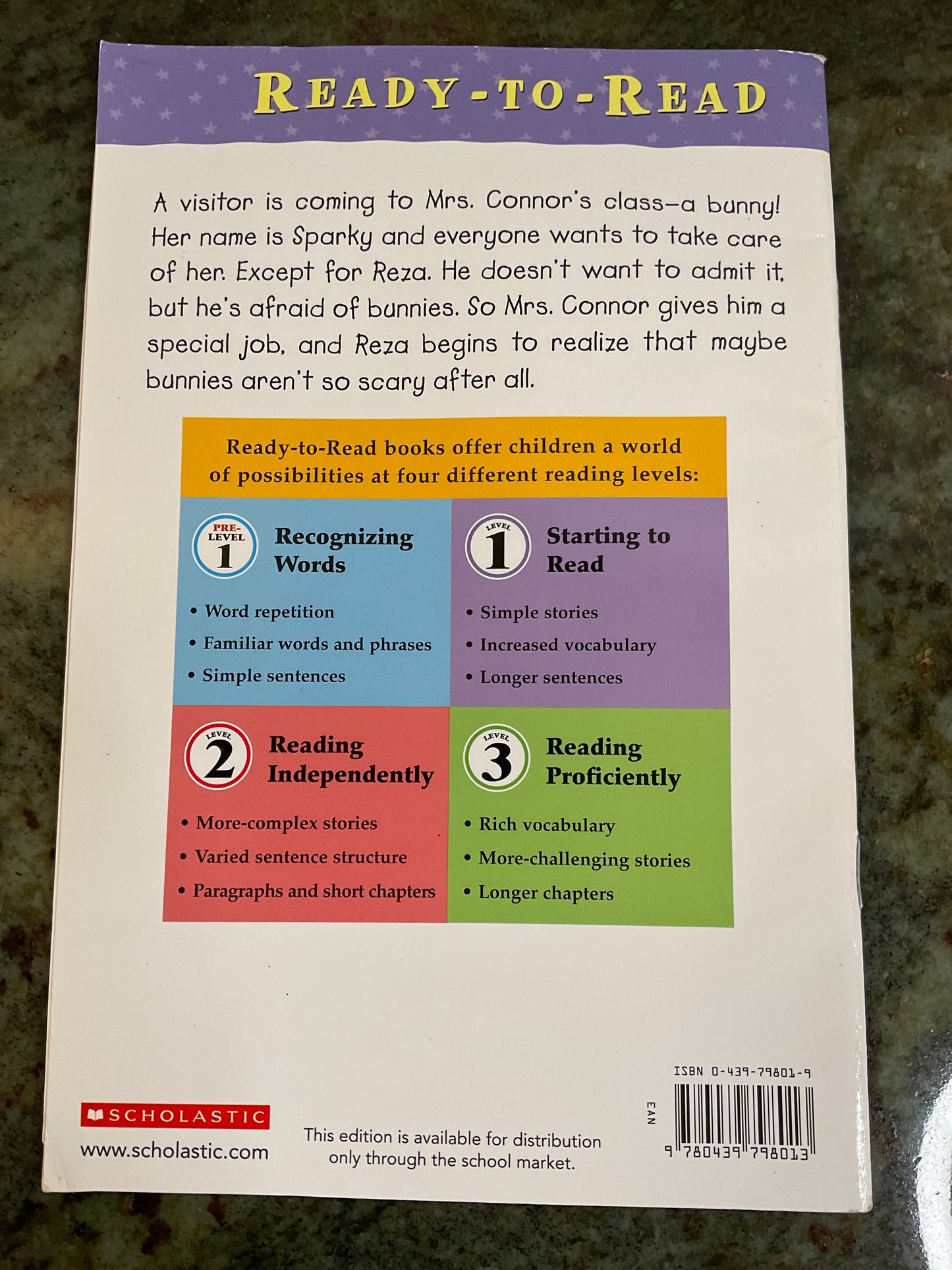 Book Ready-To-Read First-Grade Bunny