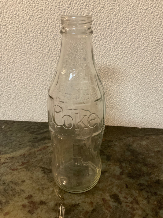 Vintage Embossed Coke Bottle