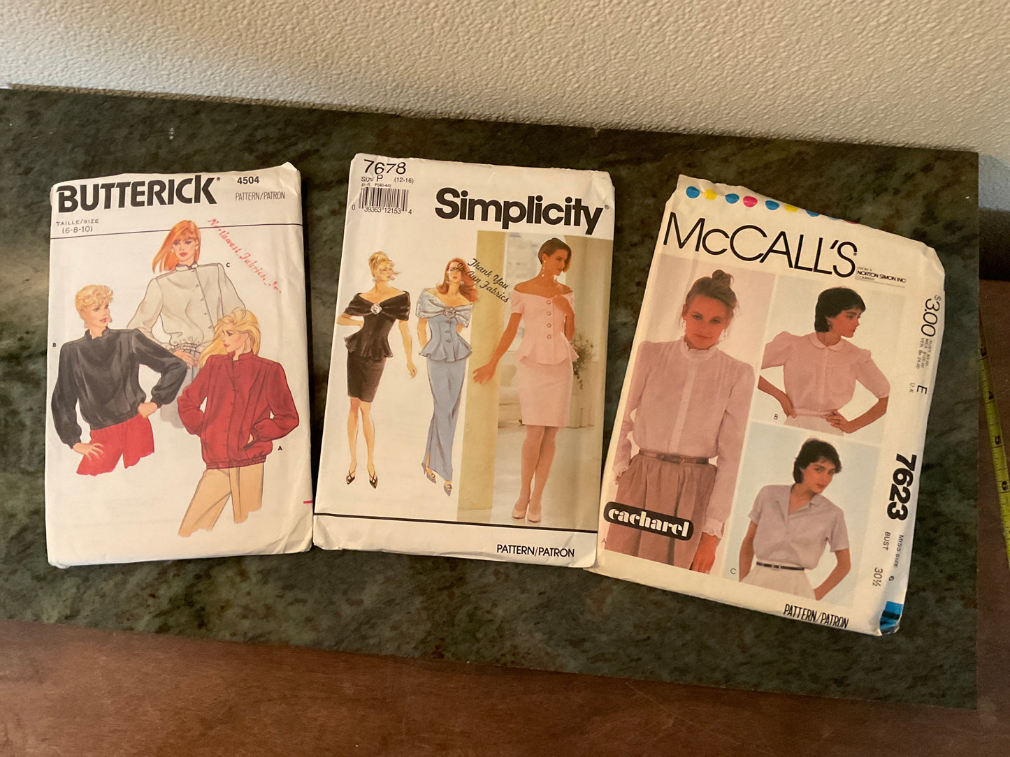 Bundle of 3 Sewing Patterns