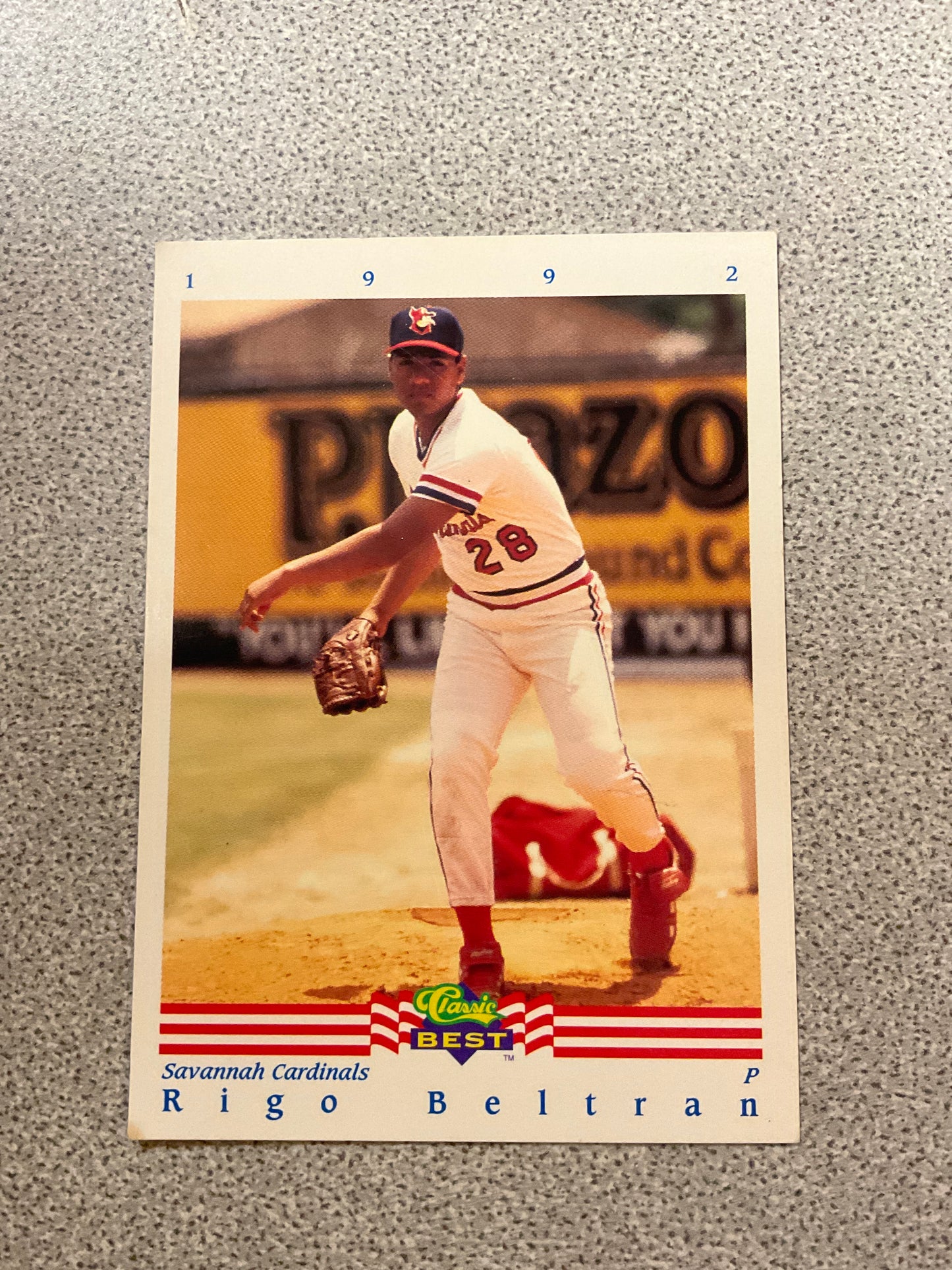 Baseball Card Rigo Beltran