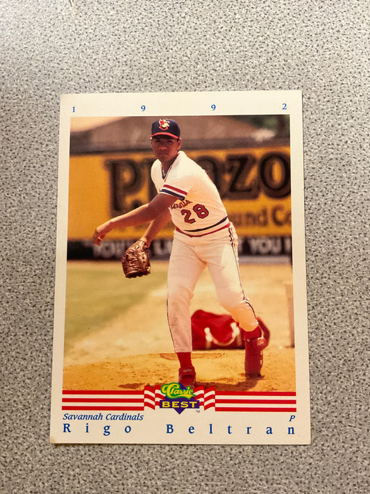 Baseball Card Rigo Beltran