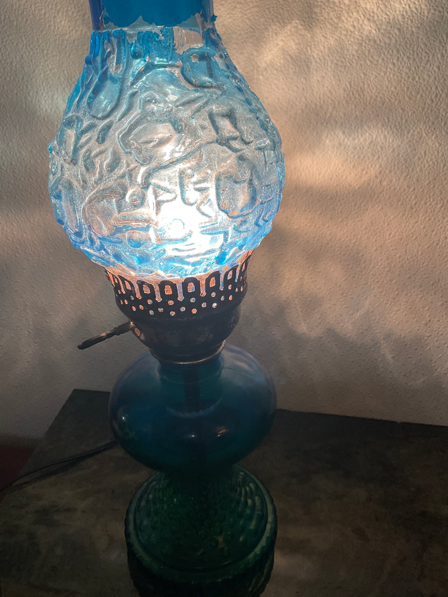 Vintage Hurricane Lamp