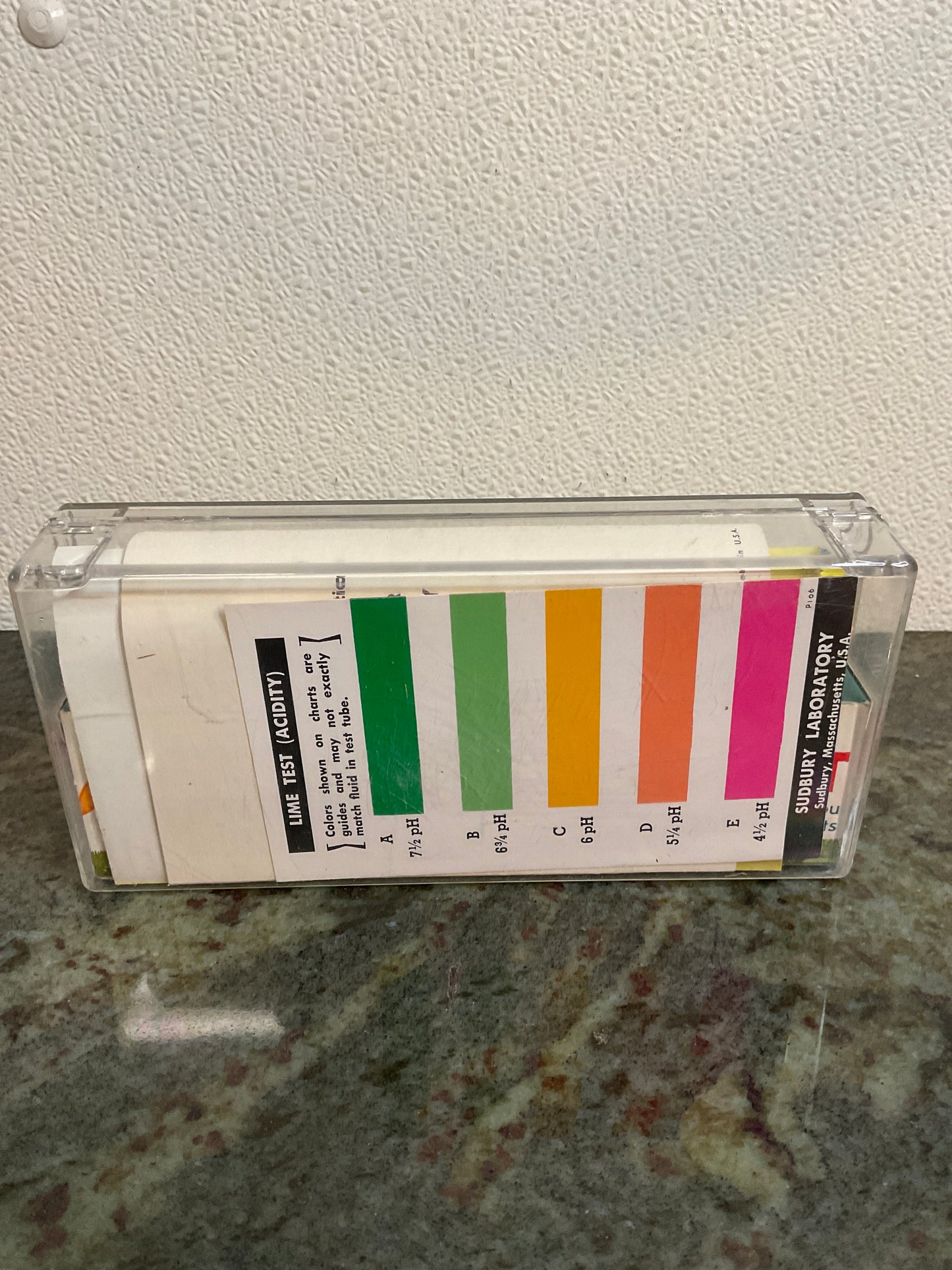 Vintage Sudbury Home Soil Test Kit