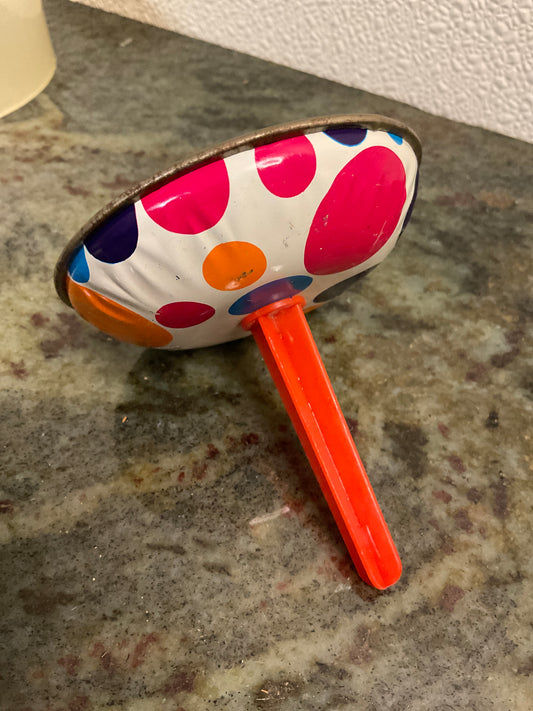 Metal Noise Maker w/variety of Dots