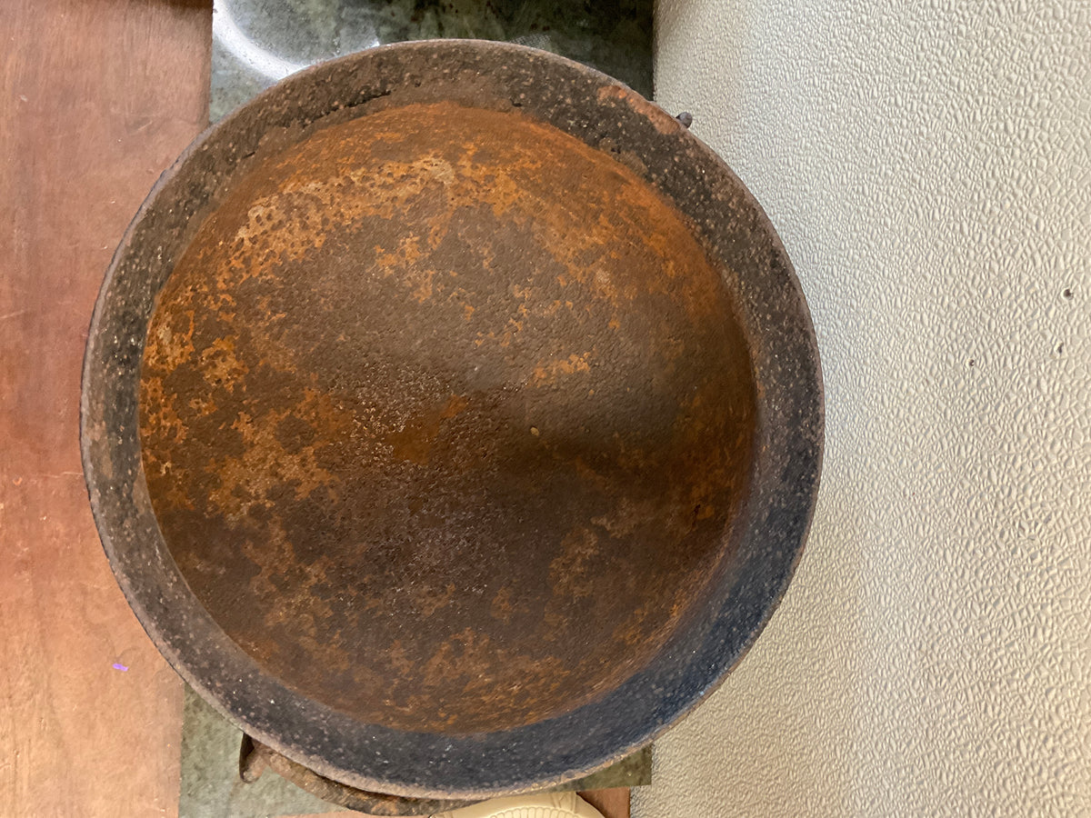 Antique Cast Iron Footed/Handle Pot