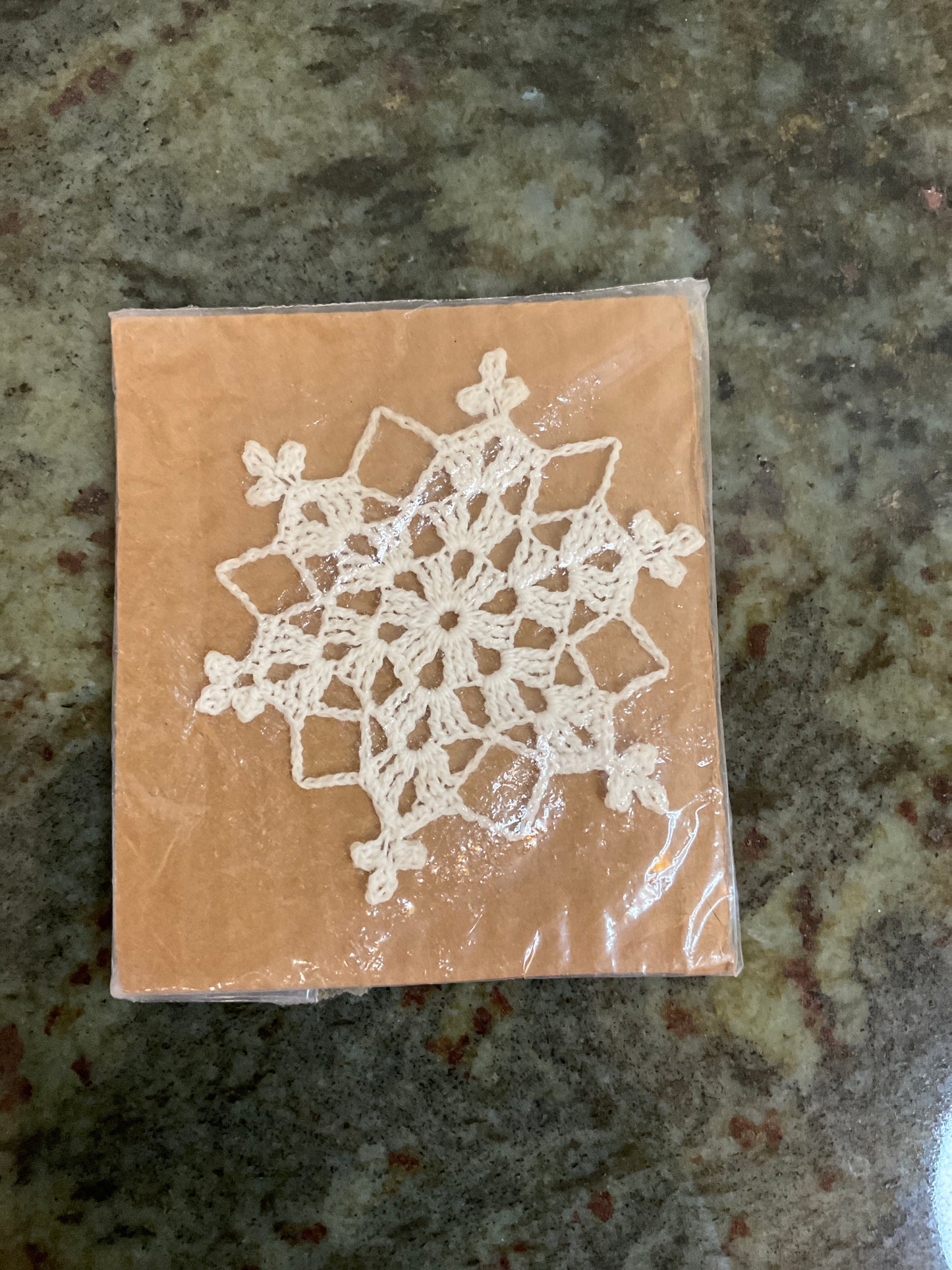 Starched Crochet Snowflake