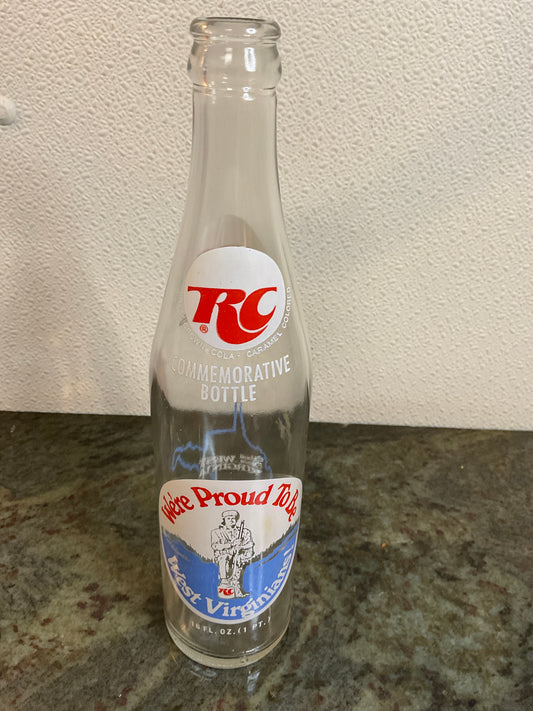 Vintage 1974 Royal Crown Cola West Virginia Bottle