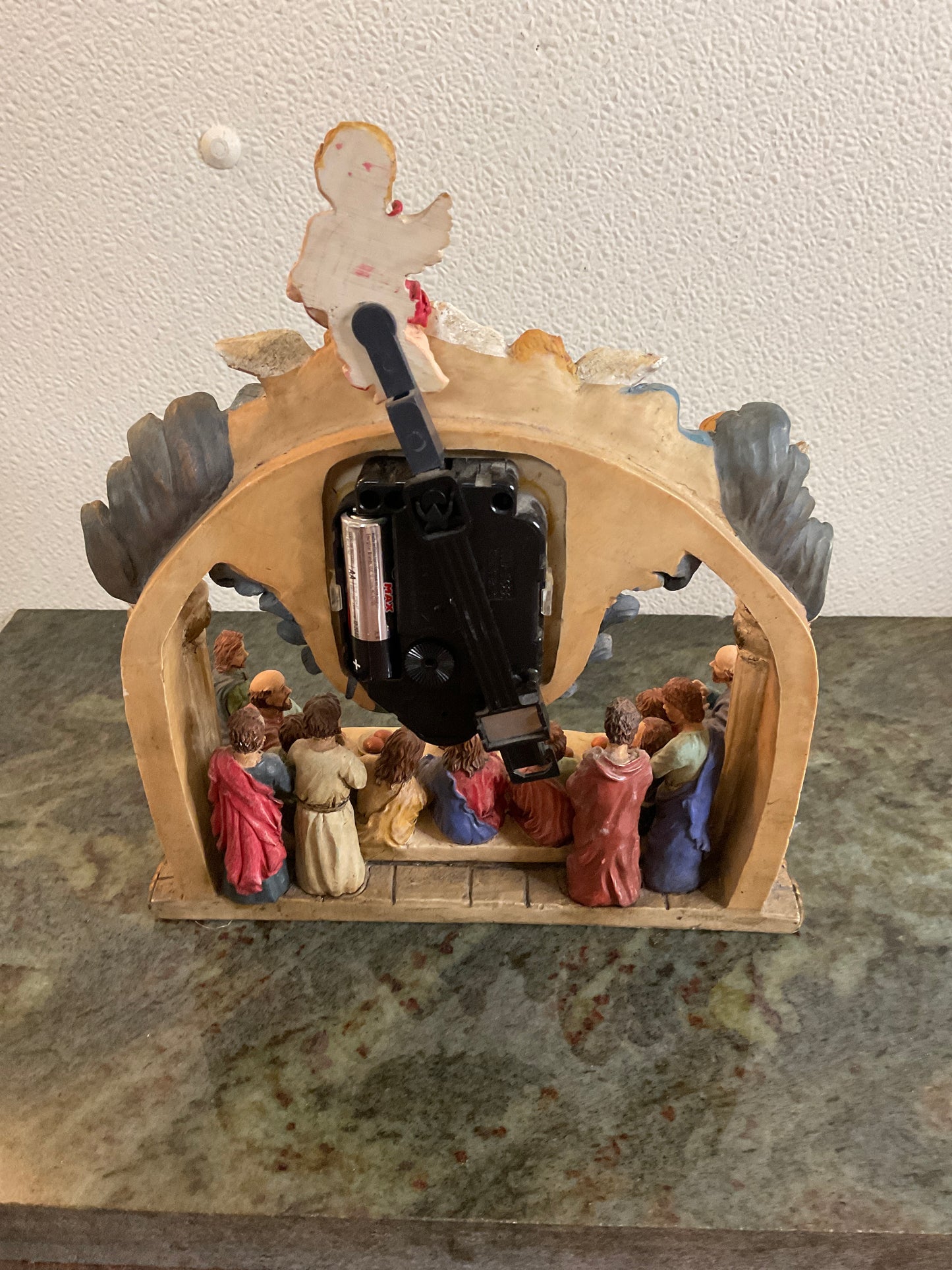 Vintage Last Supper Clock