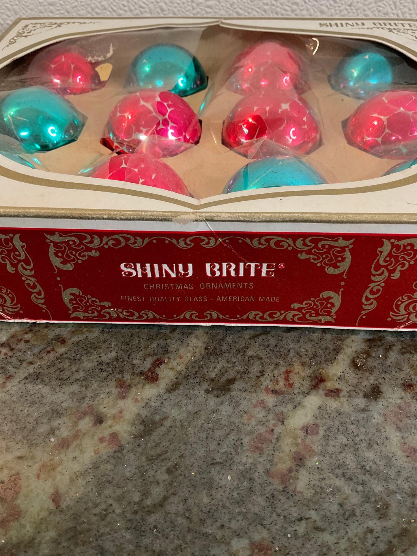Vintage Shiny Christmas bulbs
