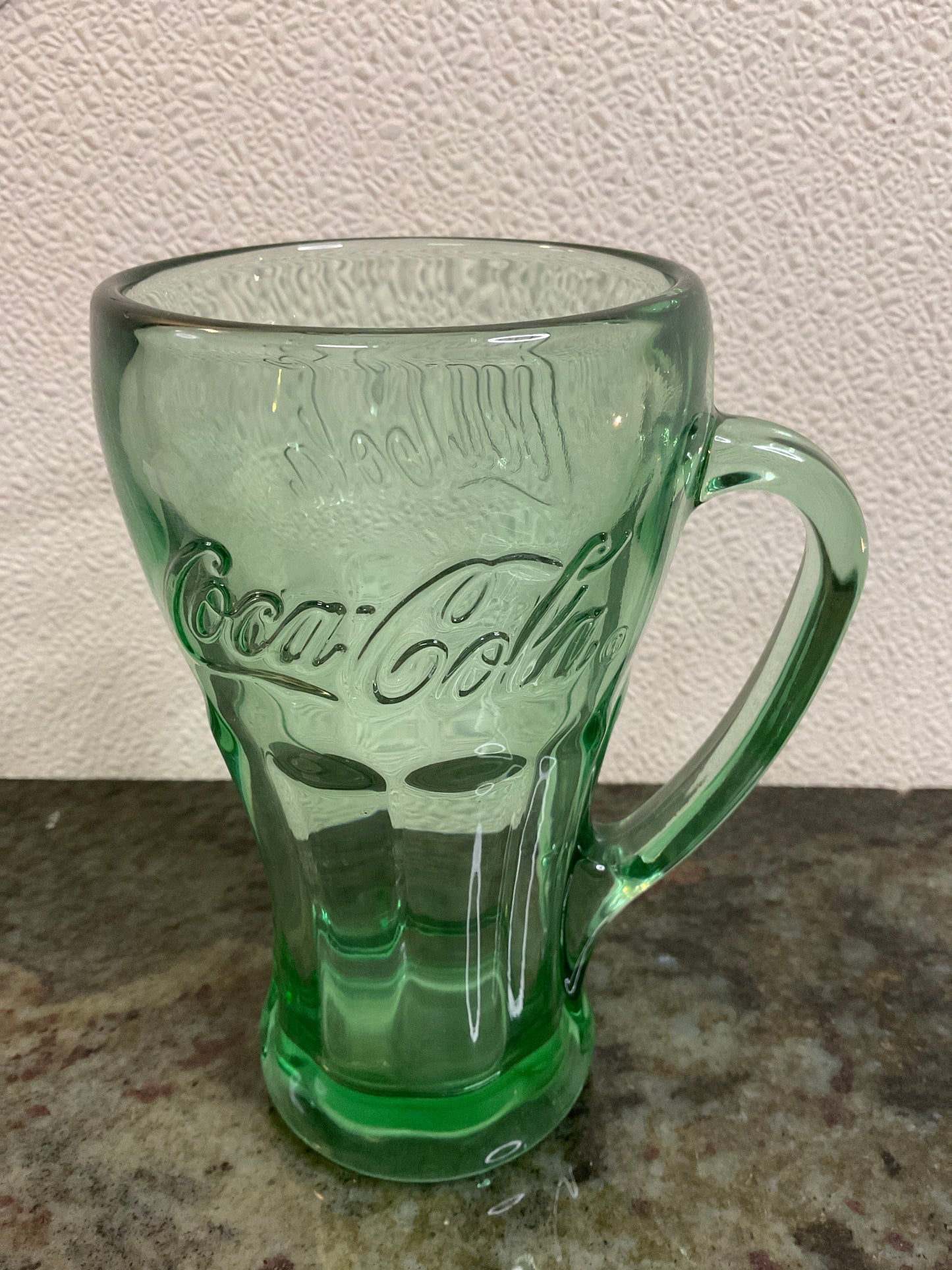 Vtg Libbey Coca-Cola Glass with Handle