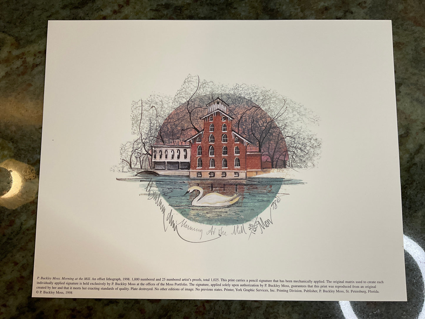 P. Buckley Moss ‘Morning at the Mill’ Print
