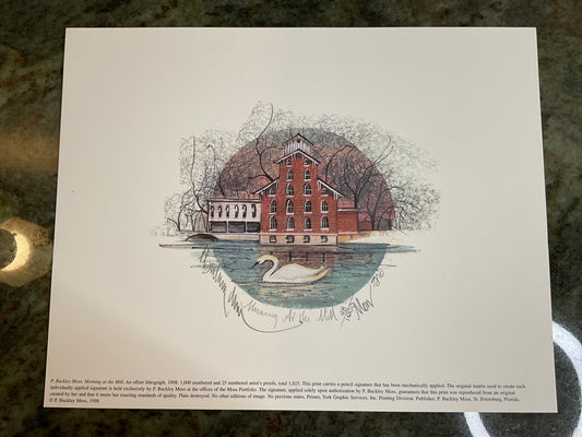 P. Buckley Moss ‘Morning at the Mill’ Print