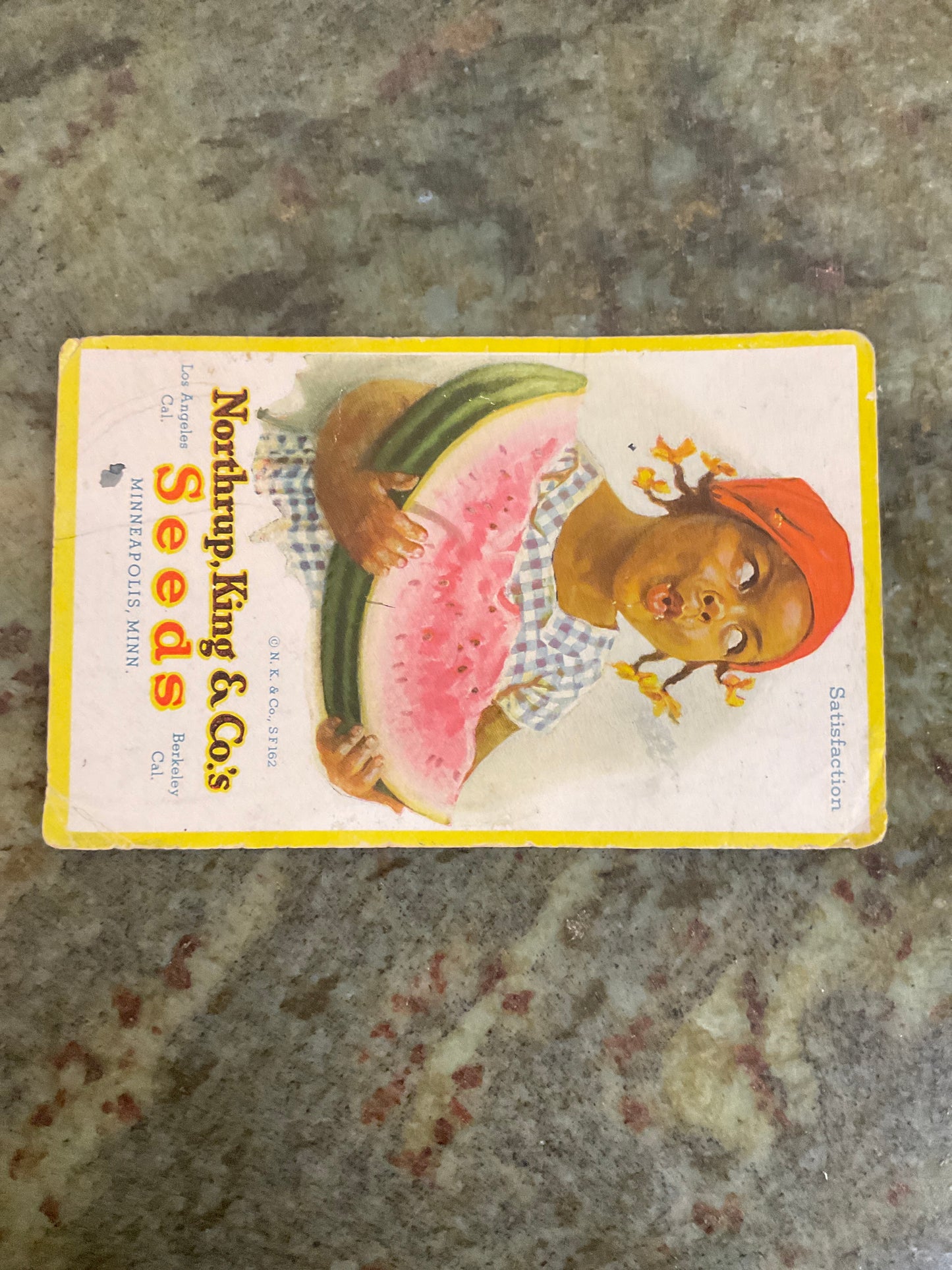 Vintage Advertising Seed Sign