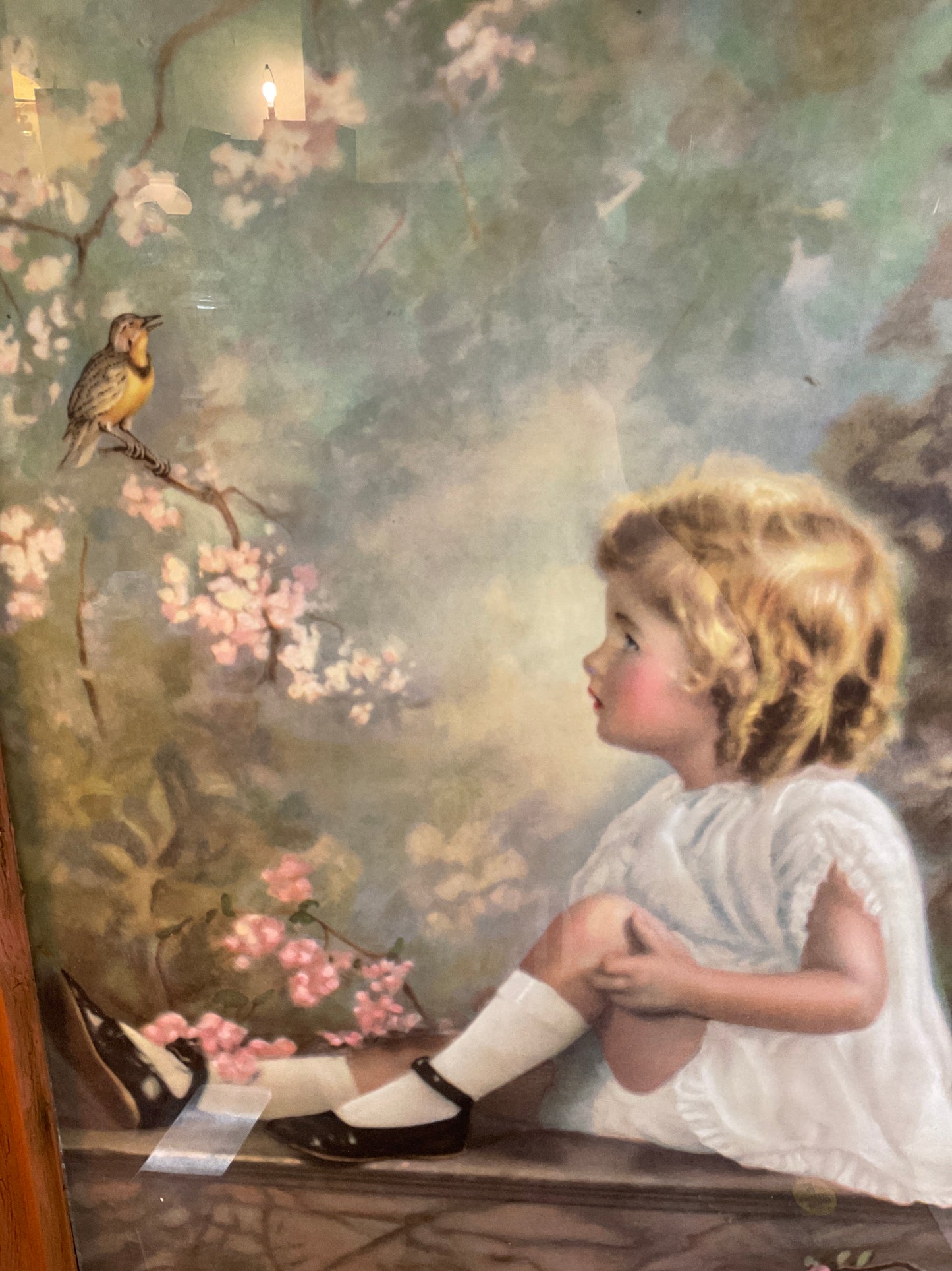 Vtg 1930’s Florence Lindsey Lithograph