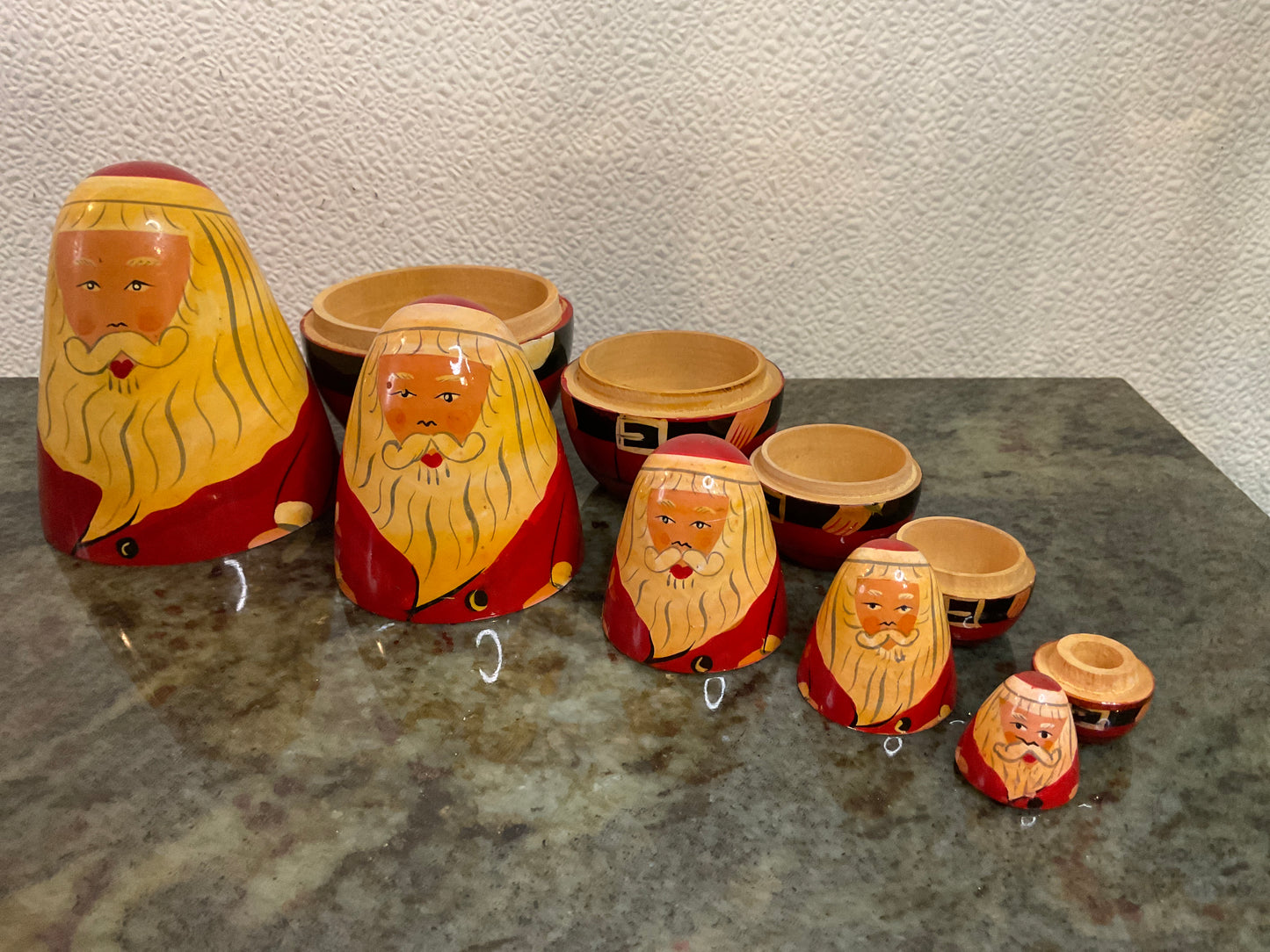 Santa Claus 5 Piece Nesting Doll