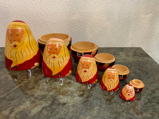 Santa Claus 5 Piece Nesting Doll