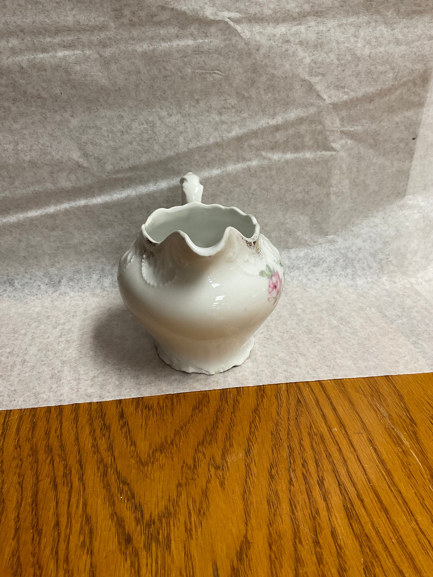 Vintage Porcelain Floral Creamer