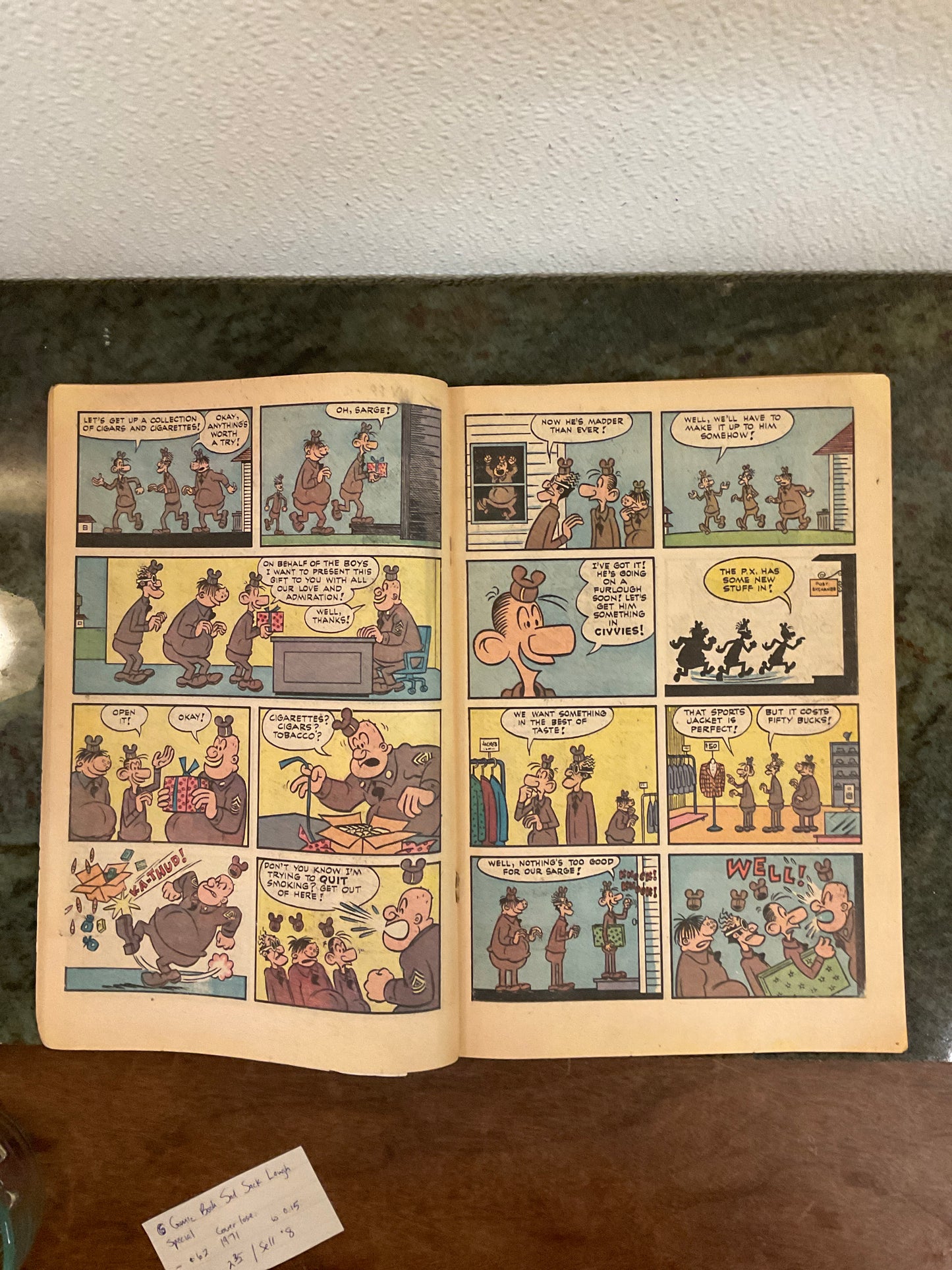 Comic Book Sad Sack Laugh Special November #62
