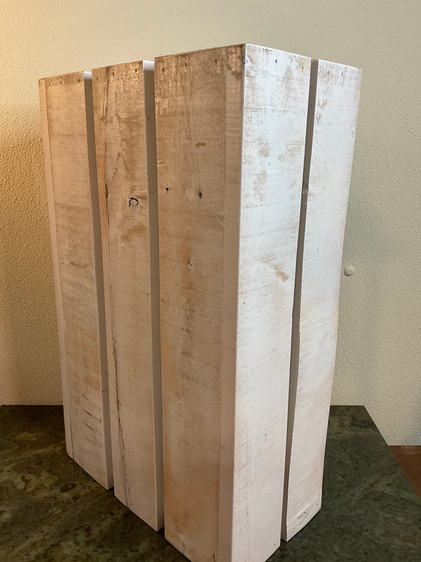 White Heavy Duty Wooden Crate