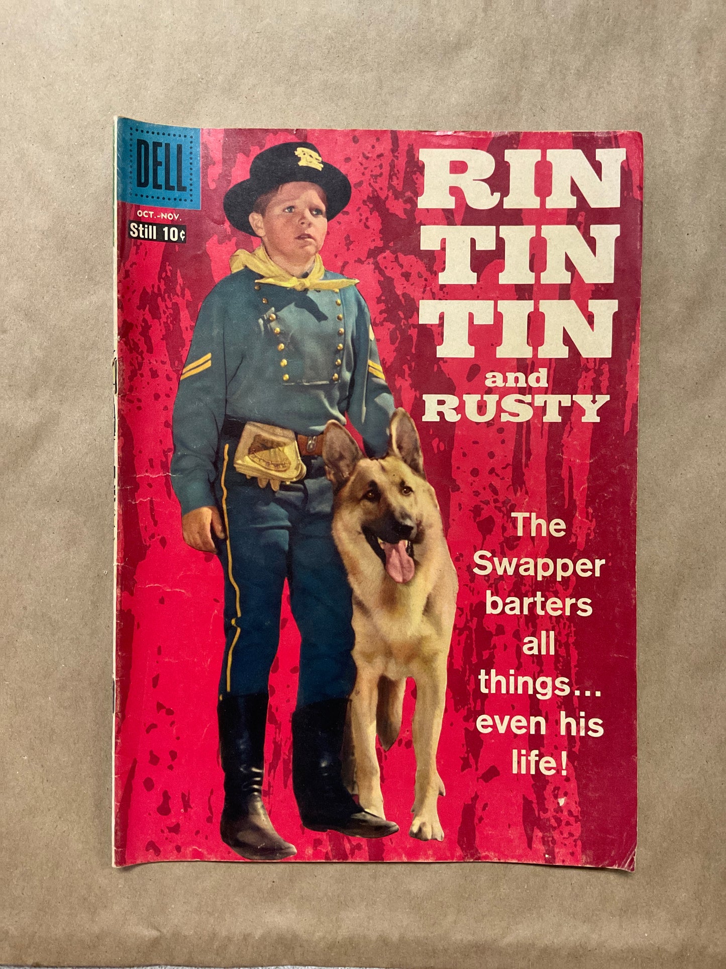 Vintage Rin Tin Tin And Rusty Oct. - Nov. 1958 Comic Book