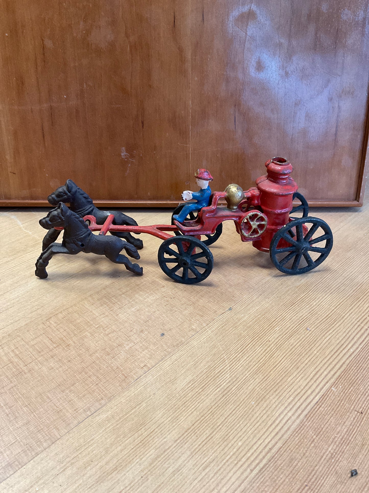 Cast Iron Fire Truck