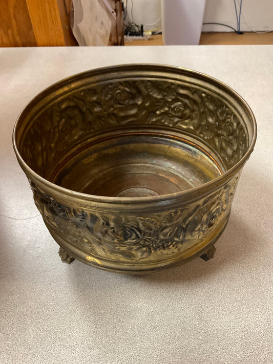 Vintage Metal Planter
