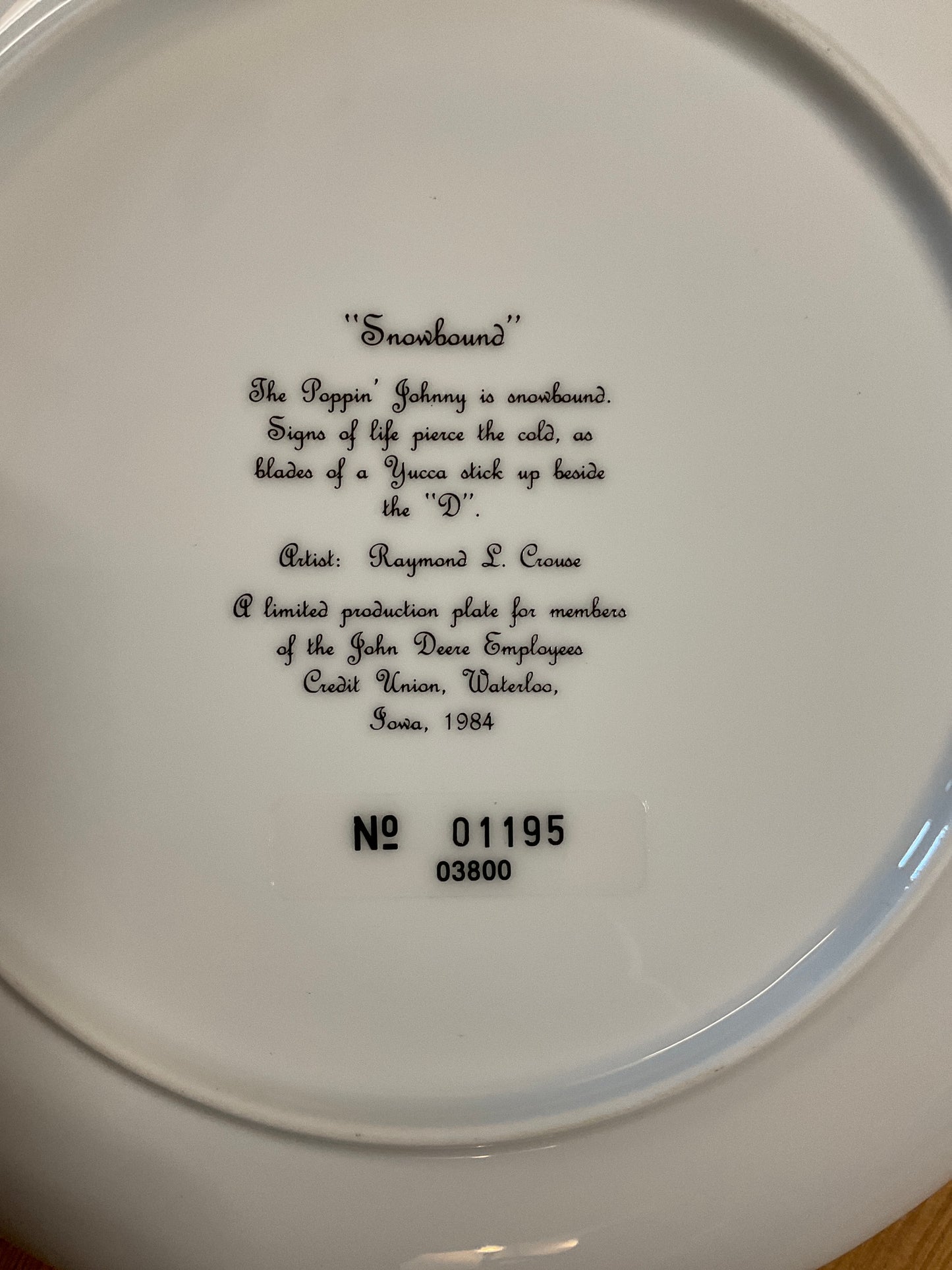 JDCU Set of 4 Plates