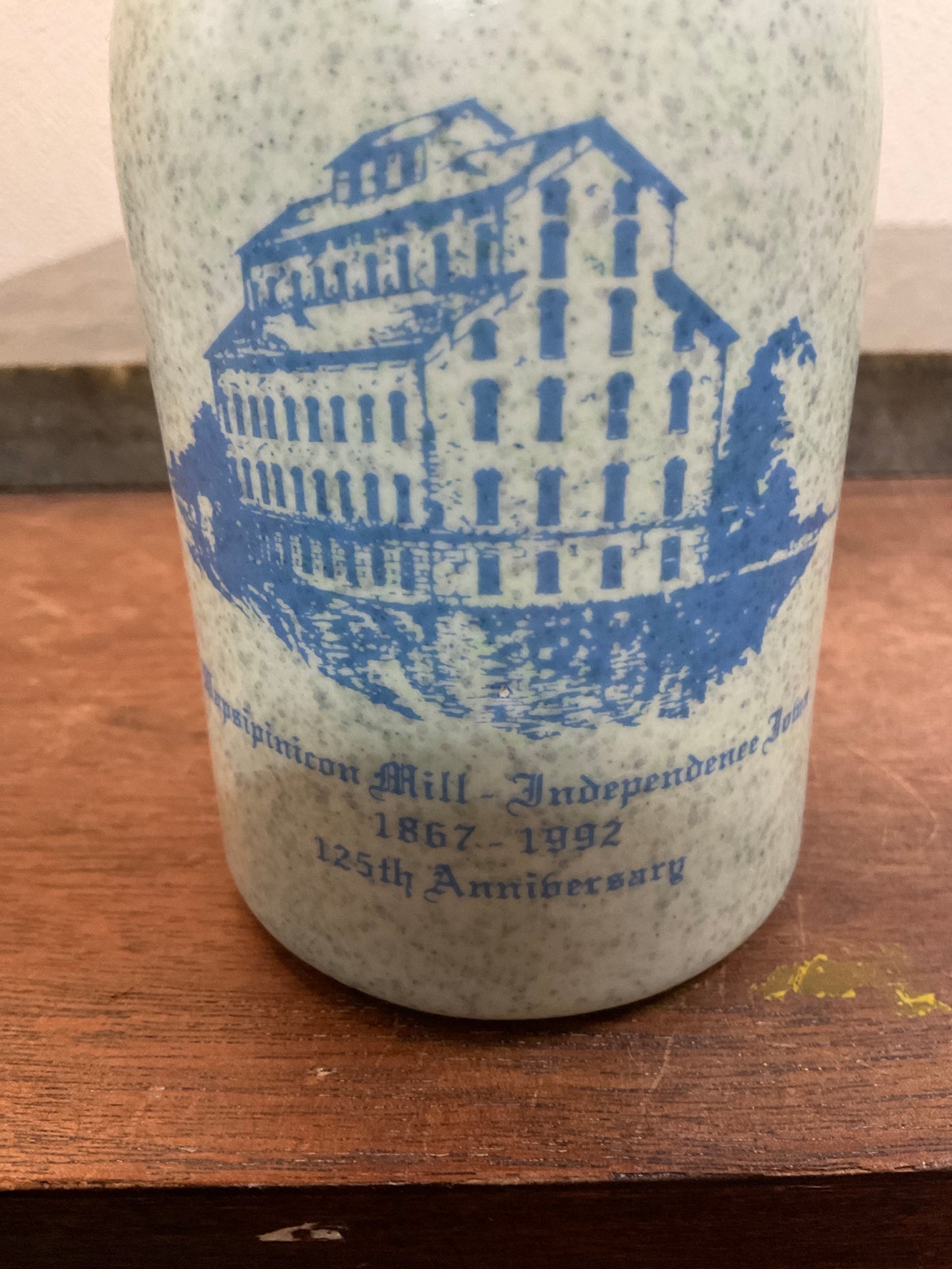 Wapsipinicon Mill Limited Edition Milk Jug #150 Independence Iowa.