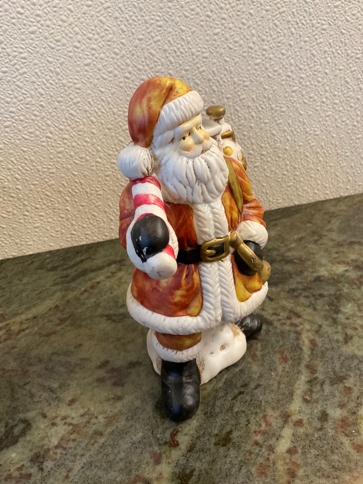Ceramic Santa With Basket Of Toys
