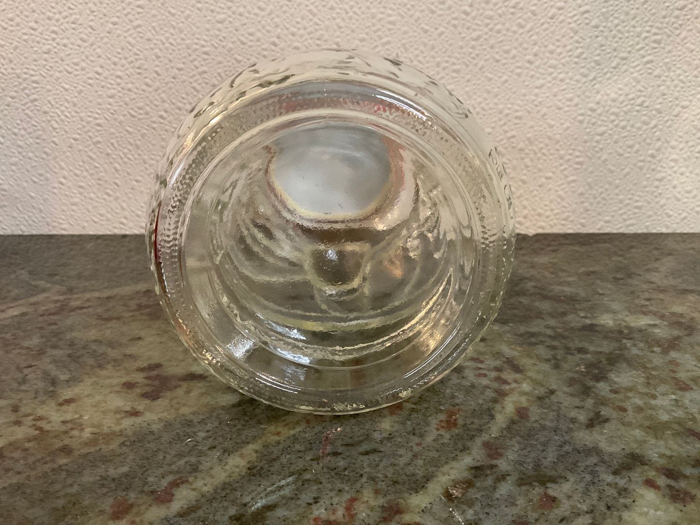 Kraft Grape Jelly Santa Jar